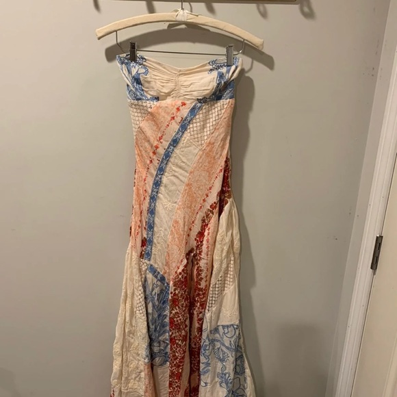 NWOT Free People Gianna Patchwork Jumpsuit - Picture 11 of 11